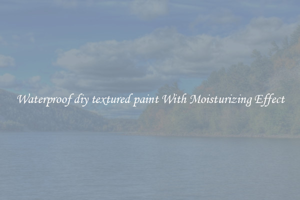 Waterproof diy textured paint With Moisturizing Effect