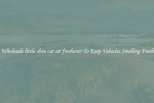 Wholesale little shoe car air freshener To Keep Vehicles Smelling Fresh