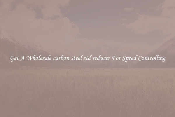 Get A Wholesale carbon steel std reducer For Speed Controlling
