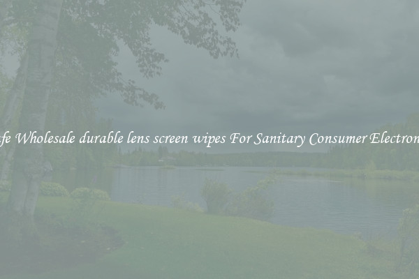 Safe Wholesale durable lens screen wipes For Sanitary Consumer Electronics