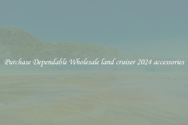 Purchase Dependable Wholesale land cruiser 2024 accessories
