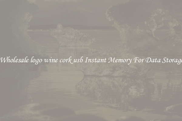 Wholesale logo wine cork usb Instant Memory For Data Storage