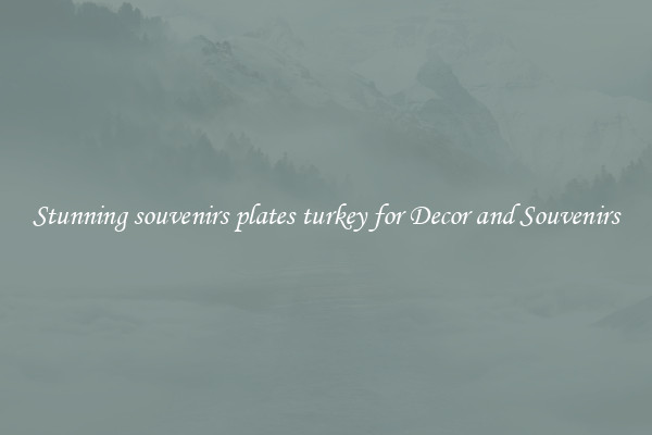 Stunning souvenirs plates turkey for Decor and Souvenirs
