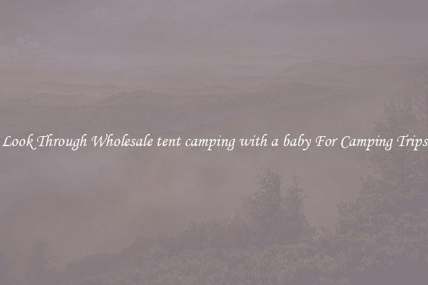 Look Through Wholesale tent camping with a baby For Camping Trips