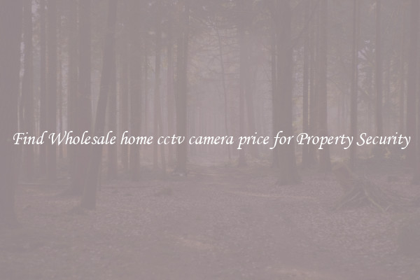 Find Wholesale home cctv camera price for Property Security